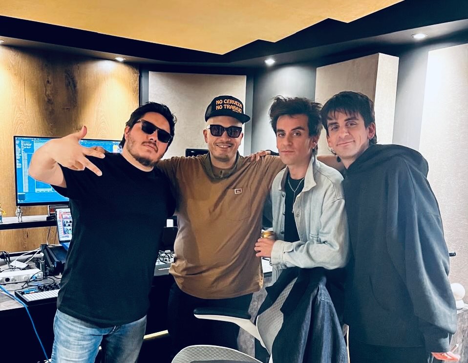 Momento en el estudio Capitan Sounds 1